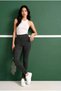 Çinar Anthracite Women's Sports Leggings, High Waist, Flexible, Winter Tightening Leggings New Season