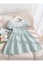 Rochie, verde - 4