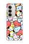 Redmi 15 Compatible Cute Colorful Characters Printed Transparent Phone Case