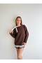 Soft Sweater with Ribbons Tied at the Shoulder and a Lace-Trimmed Skirt - 2
