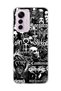 Mi 12 Lite Compatible Gothic Music Collage Printed Transparent Phone Case