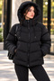 Side Pocket Zippered Winter Coat
