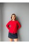 Women's Drawstring Button Detailed Knitwear Sweater
