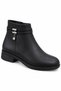 Women's Stone Detailed Zippered Non-Slip Sole Daily Women's Boots Warm Lining Classic Women's Boots - 2