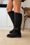 Women's Boots Black Suede - 3