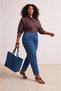 Women's Plus Size Mom Jeans - 2