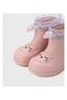 Waterproof Girls' Boots with Cat Figure and Fur Inside - 6