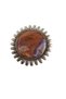 Painted silver brooch - 4