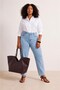 Women's Plus Size Mom Jeans - 4
