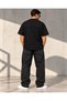 Men's Oversize Basic Ribbed Crew Neck T-Shirt - 3