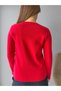 Women's Drawstring Button Detailed Knitwear Sweater - 3