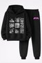 P1 Harmony K-Pop Group Printed 3-Yarn Quality Sweatshirt and Sweatpants Children's Top-Bottom Set