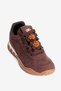 Women's Suede Sneakers with Floral Accessories Casual Sports Shoes Nira Brown - 5