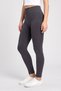 Women Solid Full Length Leggings, Grey - 3