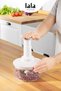 Hüner Hand Pressed Rondosu 1500 ml – Stainless Steel Three-Blade Manual Vegetable Chopper - 6