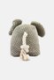 Plush Pet Elephant Dog Toy, Grey - 4