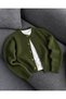 Men's Crew Neck Buttoned Knitwear Cardigan