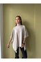 Women's Turtleneck Poncho Sweater - 3