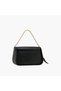 Solid Crossbody Bag with Twist Lock Closure - 4
