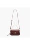 Solid Crossbody Bag with Twist Lock Closure - 3