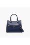 Solid Tote Bag with Detachable Strap
