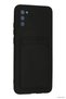 Spt-Gld Newface Galaxy A02S Case Kelvin Silicone with Business Card Holder (195723) - Black - 3
