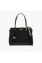 Solid Tote Bag with Detachable Strap