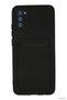 Spt-Gld Newface Galaxy A02S Case Kelvin Silicone with Business Card Holder (195723) - Black