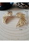 Gold Color Wing Earrings Acr9699 - 3