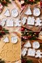 Christmas Themed Cookie Mold, New Year's Set of 5 Cookie Molds - 2