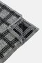2 Pcs Double Sided Checkered Cotton Kitchen Towel, Multicolor - 3