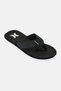 Men Brand Logo Slip On Slippers, Black