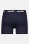 Men 3 Pieces Brand Logo Boxers, Navy - 4