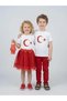 Crescent Moon and Star Short Sleeve White T-Shirt October 29Th Feast