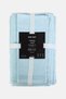 3 Pcs Textured Premium Bath Towel Set, Sky Blue