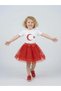 Crescent Moon and Star Short Sleeve White T-Shirt October 29Th Feast - 3
