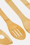 6 Pieces Bamboo Kitchen Cooking Utensils Set, Beige - 3