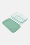 Rectangle Glass Bakeware With Lid, Green - 2
