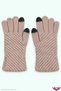 Women's Powder Winter Soft Textured Knitwear Knitted Gloves, Touch Screen Compatible, Cold-Protecting, Warm Gloves for Phone and Tablet Use - 5