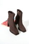 414-5 Side Zipper Heeled Boots - 2
