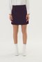 Velvet Burgundy Mini Skirt - 3