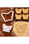 Halloween Bat-Shaped Ribbon Premium Cookie Mold and Fondant Shaper - Cookie Cutter