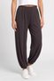 Women Ballon Fit Solid Jogger Pants, Charcoal Grey
