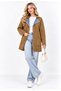 New Season Collar-Jeans-Detail Pique Knitwear Cardigan - 3