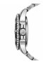 Men's Wristwatch Black Dial Silver Color Steel Band Quartz Analog with Magnifier Calendar 3 Atm Water Resistant 42 mm - 5