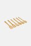 6 Pieces Bamboo Kitchen Cooking Utensils Set, Beige - 2