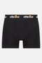 Men 3 Pieces Brand Logo Boxers, Black - 6