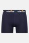 Men 3 Pieces Brand Logo Boxers, Navy - 7