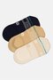Women 3 Pairs Brand Logo Light Cushion Socks, Multicolor