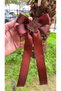 Bitter Brown Glitter Leaf Patterned Women's Adult Child Automatic French Barrette - 2